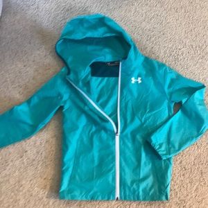 Girls Medium Under Armour rain jacket